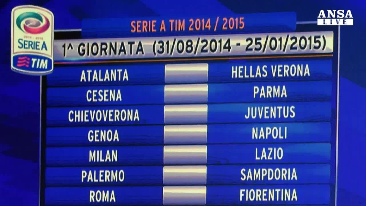 Calendario serie A, inizio scoppiettante