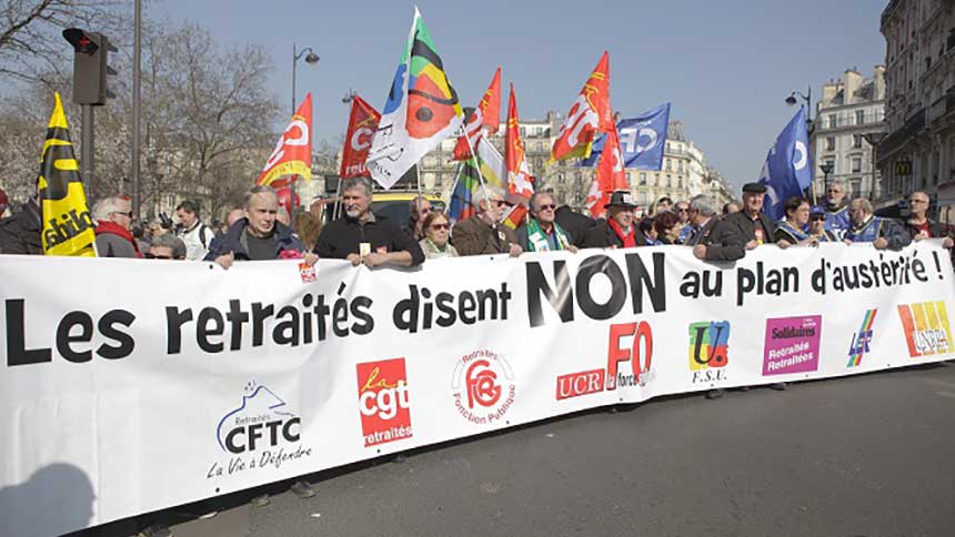 Retraités et syndicats ont manifesté pour le pouvoir d'achat