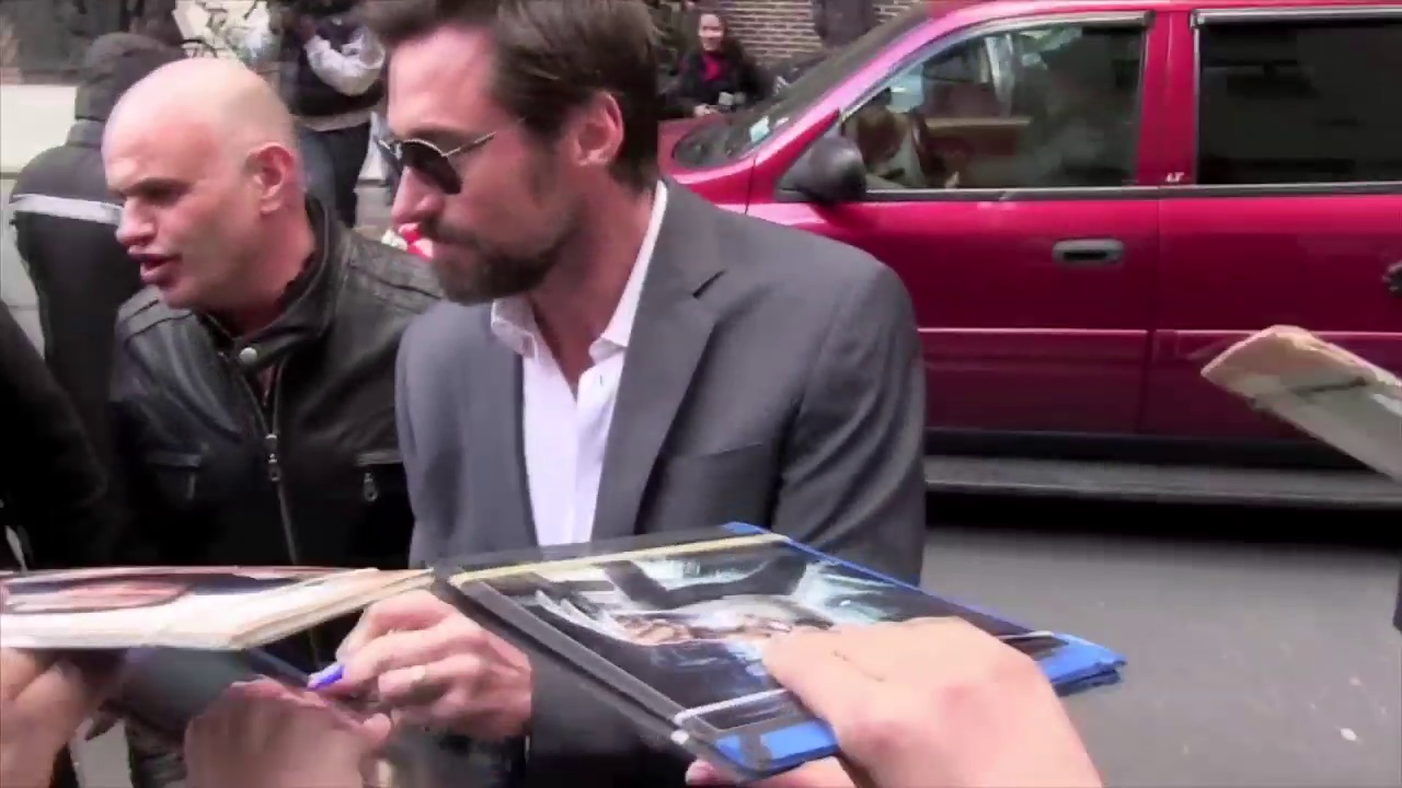 Hugh Jackman's daughter branded him "boring" in the middle of a stage performance