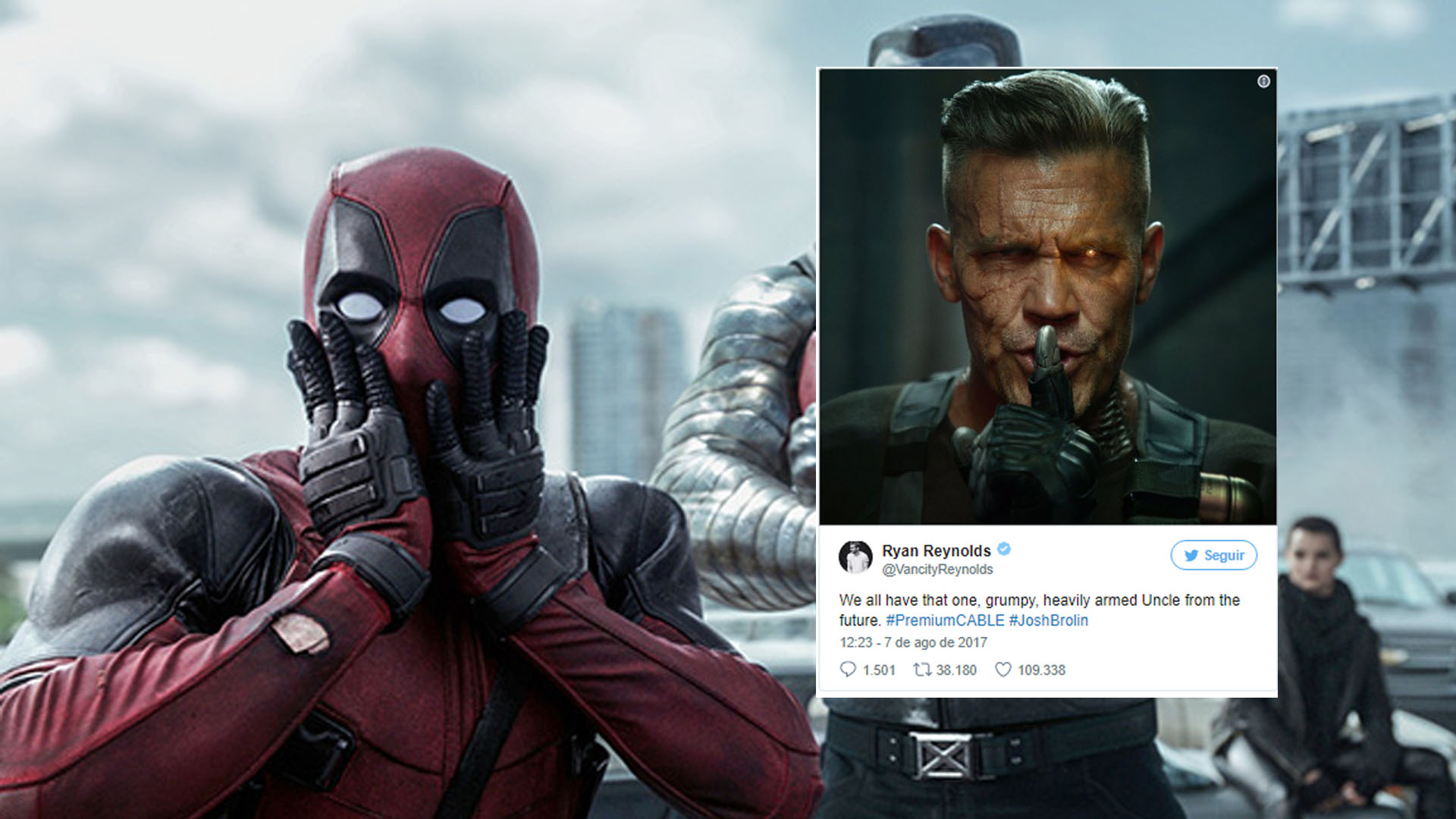 Revelado visual de Cable em Deadpool 2