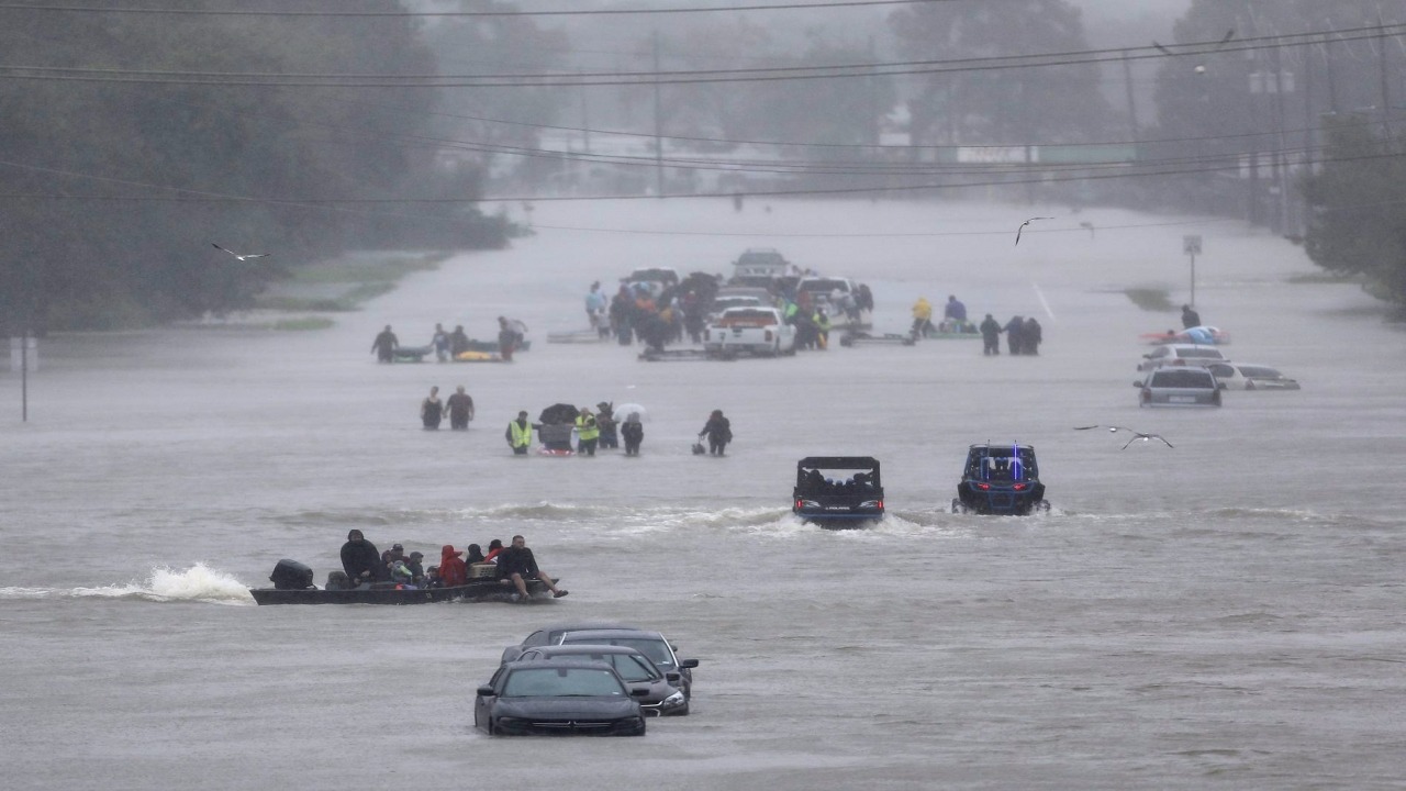 Tropical storm 'Harvey' floods the streets of Houston, Texas