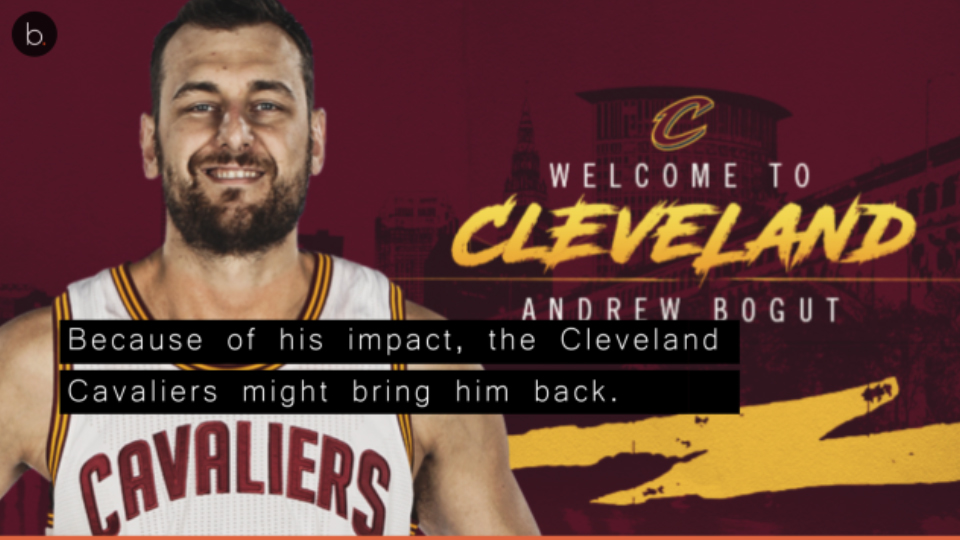 Cleveland Cavaliers might bring Andrew Bogut back to the team