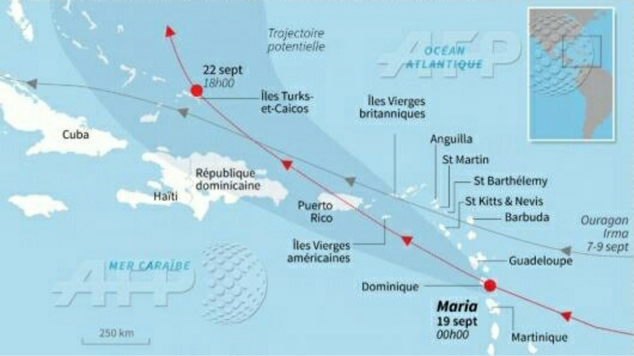 La course folle de Maria à travers les Antilles