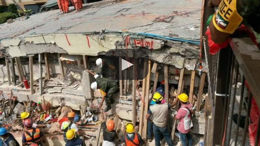 La cara más triste de la catástrofe en México