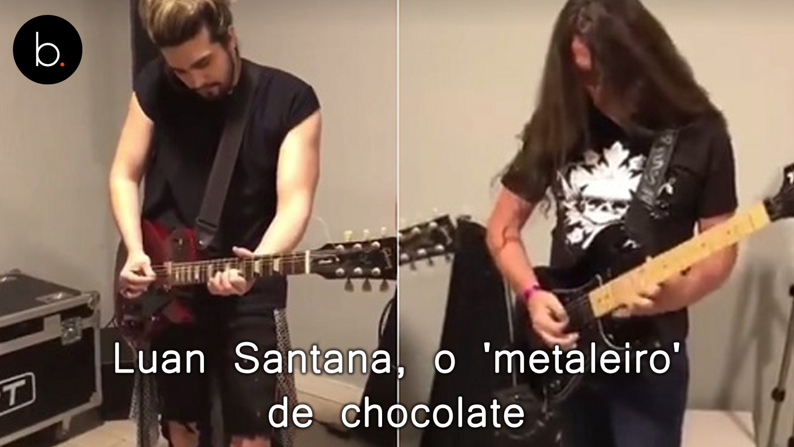 Luan Santana, o 'metaleiro' de chocolate