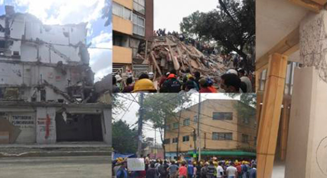Así se sintió el sismo en diferentes puntos de la Ciudad de México
