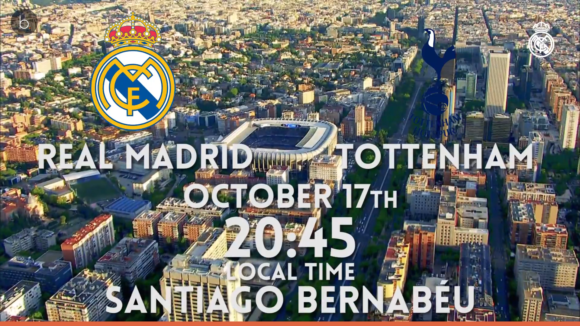 Examen del Santiago Bernabéu frente al Tottenham