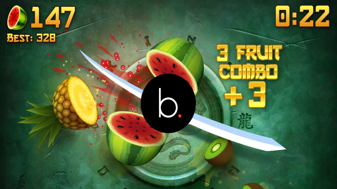 Ninja Fruit adapté en jeu de plateforme