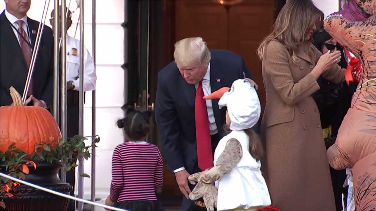 Donald Trump, Melania Trump trolled on Twitter after Halloween event at W.H.