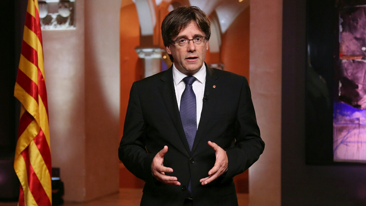 Carles Puigdemont s'est exprimé depuis la Belgique