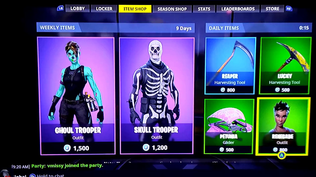 Fortnite Update Introduces The Season Shop 