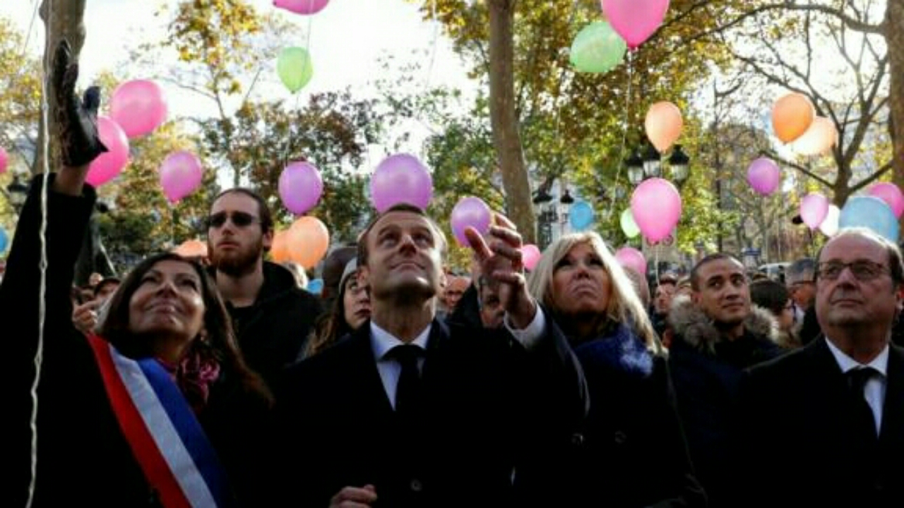 Quand Macron rend hommage aux victimes du 13 novembre