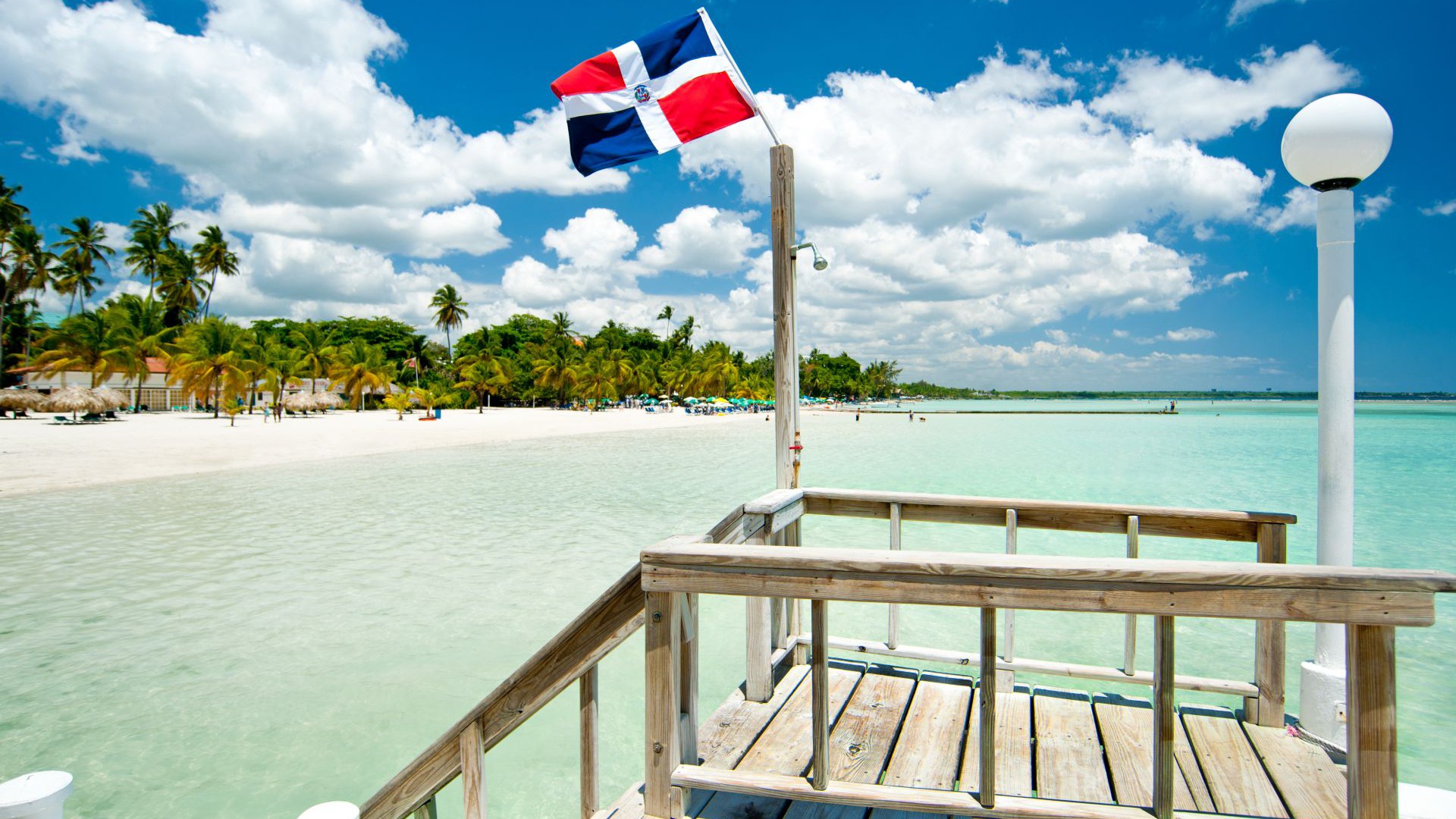 Turismo soleado en Playa Bávaro, República Dominicana