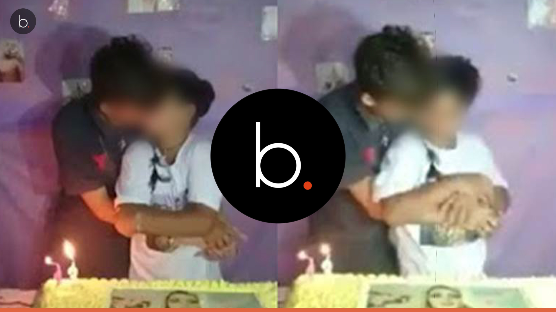Vídeo viraliza: garoto beija o namorado em festa de aniversário