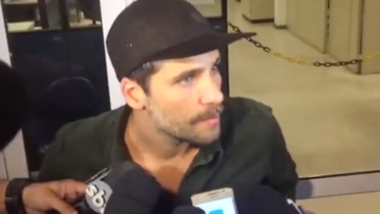 Assista: Bruno Gagliasso vai até delegacia prestar queixa contra Day McCarthy