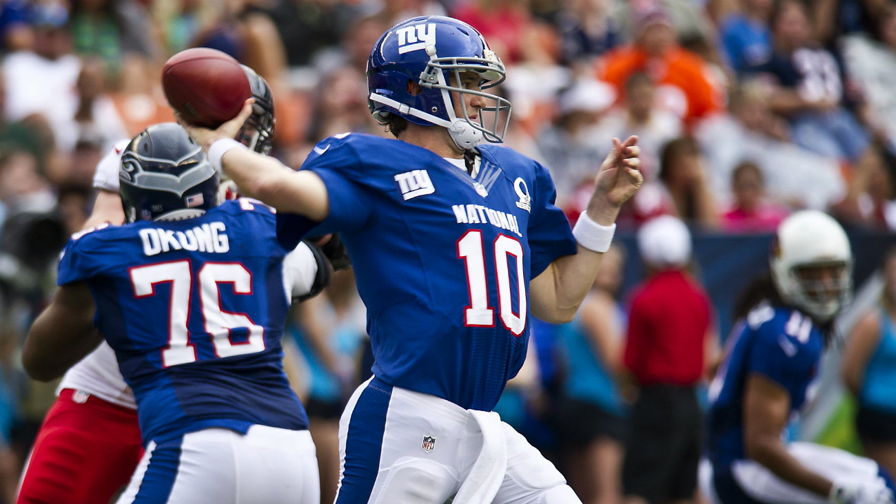 New York Giants bench Eli Manning, will start Geno Smith