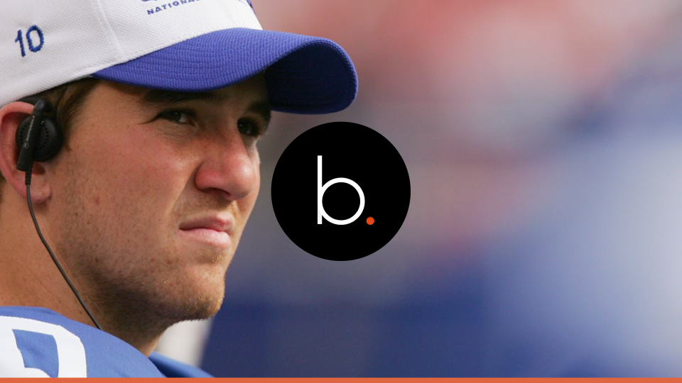 What was going on in sports the last time Eli Manning did not start a game ?