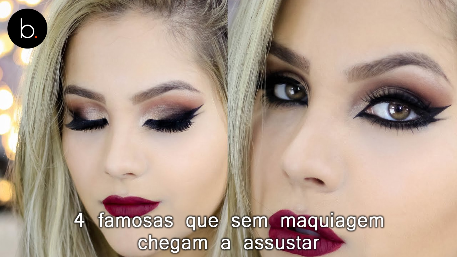 Chocante: 4 famosas que sem maquiagem chegam a assustar