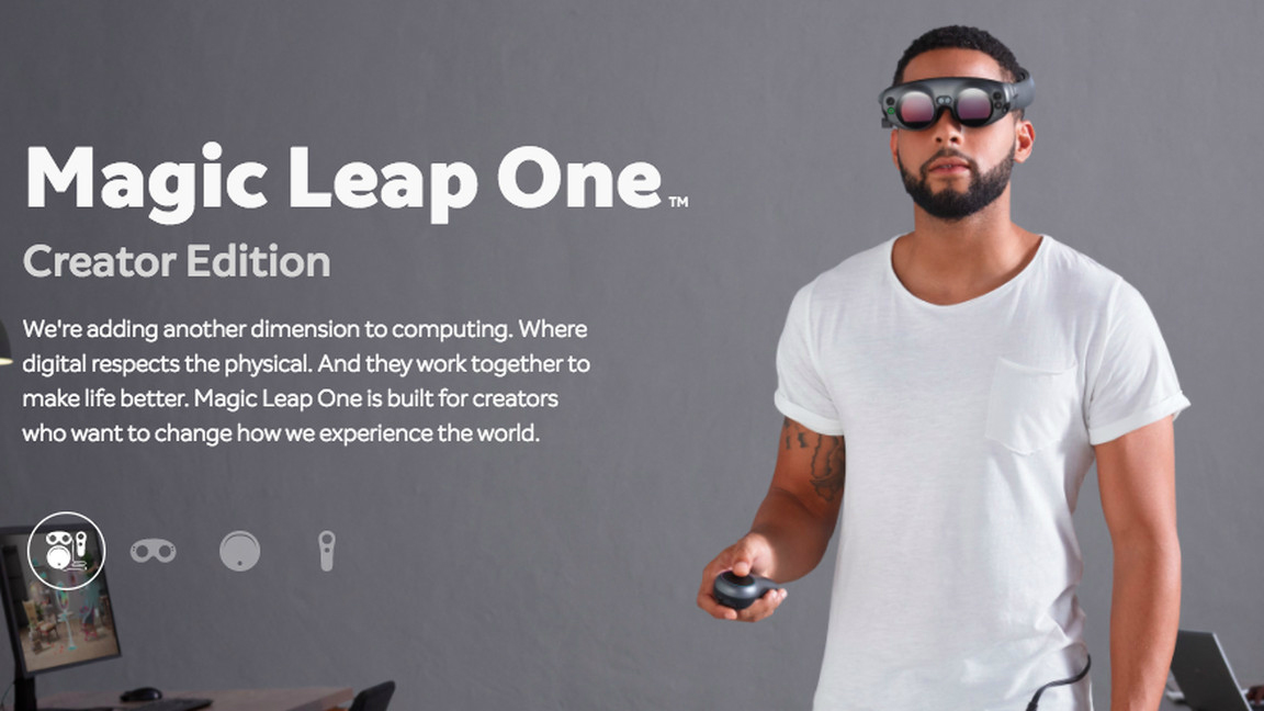 New information released on the Magic Leap Lightwear goggles