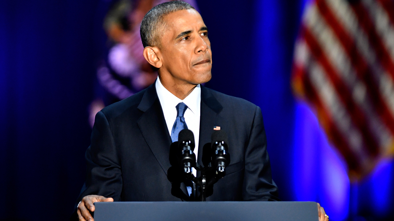 Première conférence privée de Barack Obama à Paris