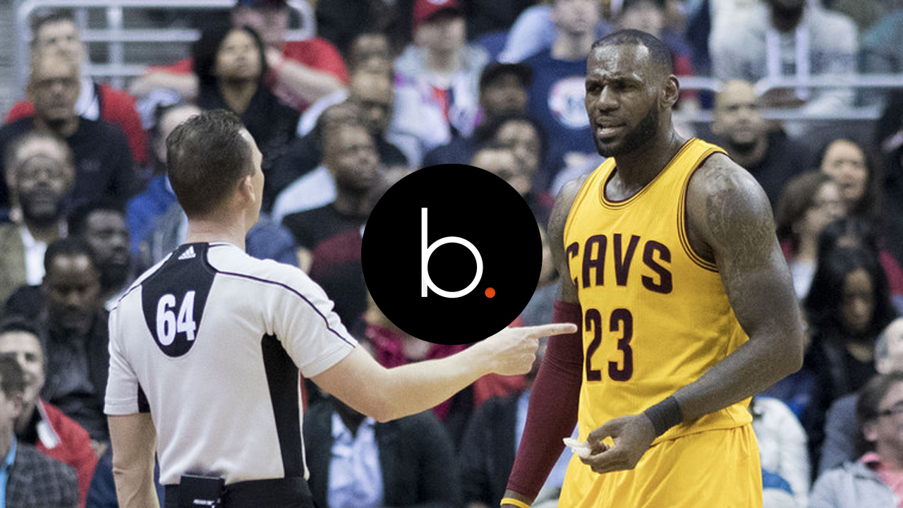 LeBron James takes shot at NBA referees