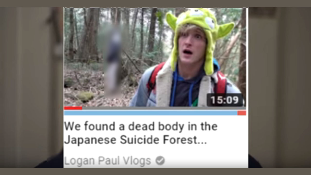 Logan Paul Suicide Forest Full Video Reupload Celebrity YouTuber causes outrage over video of body in Japan's