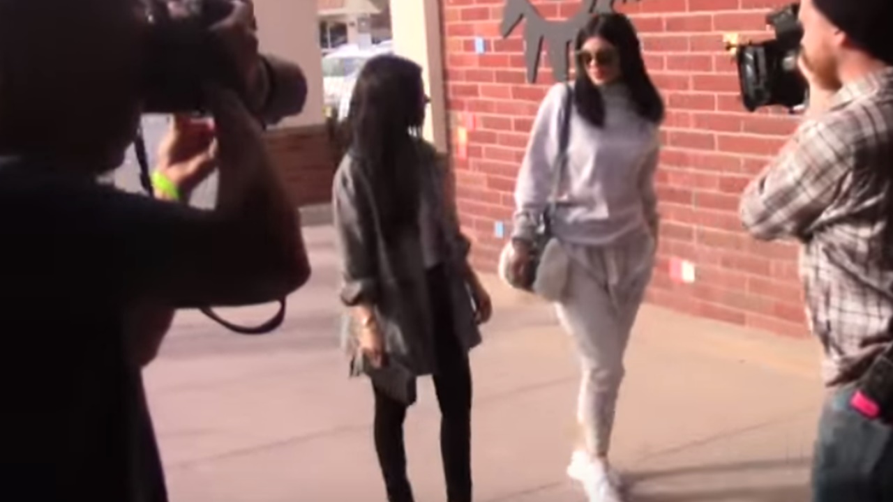 Kylie Jenner being baby-mentored by her sisters