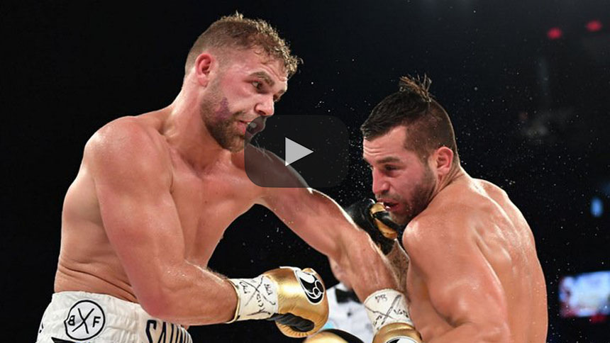 Billy-Joe Saunders establece una línea de tiempo de dos años