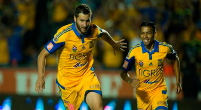 Con increíble gol del chileno Edu Vargas, gana Tigres