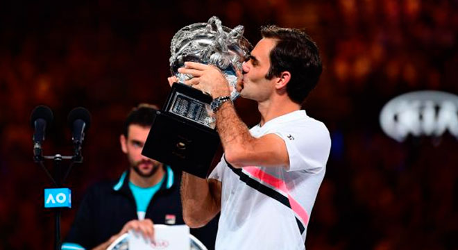 El Maestro, Roger Federer, liquida a Cilic para ganar su sexto Australian Open