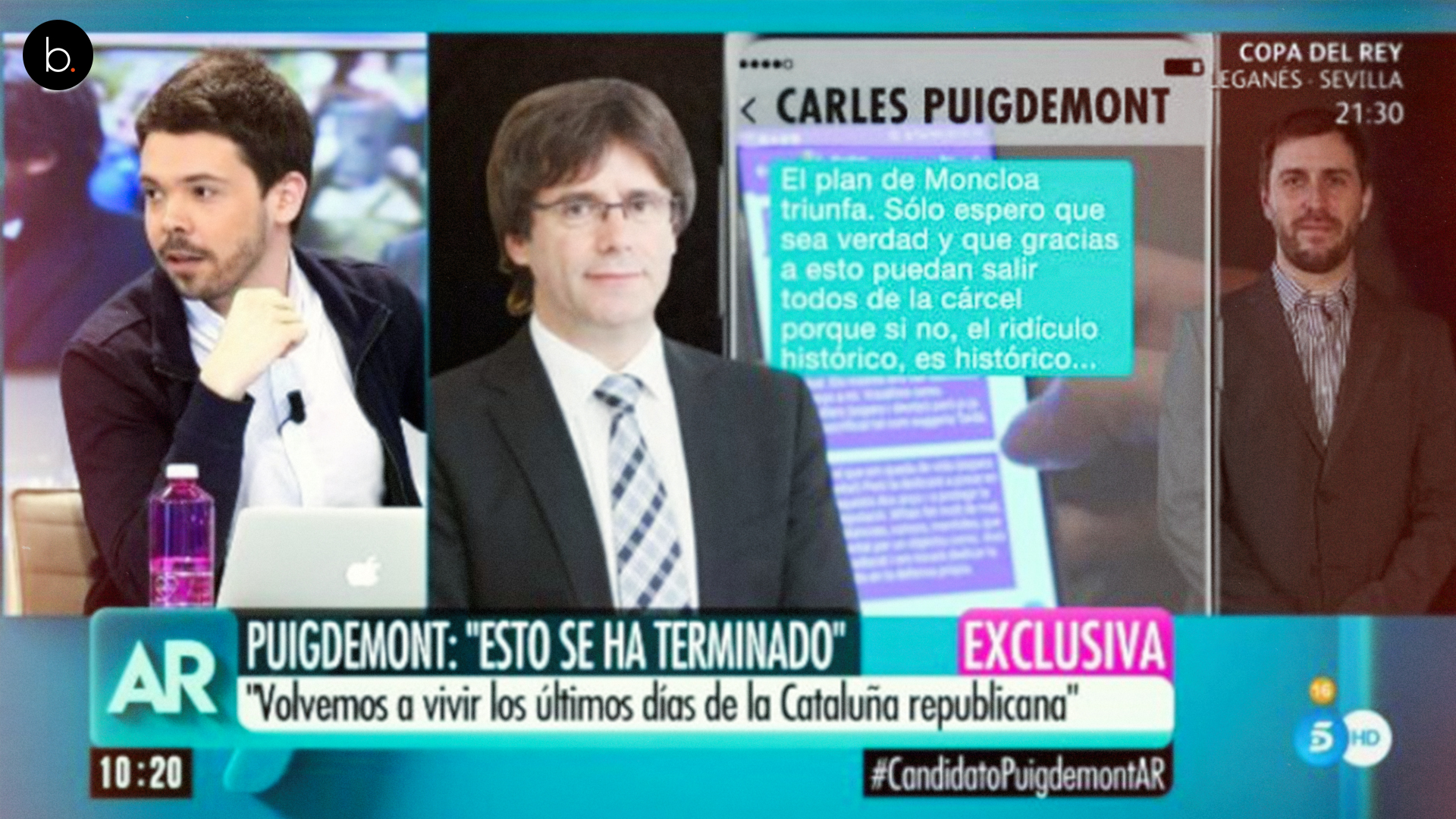 Las filtraciones de los mensajes de Carles Puigdemont