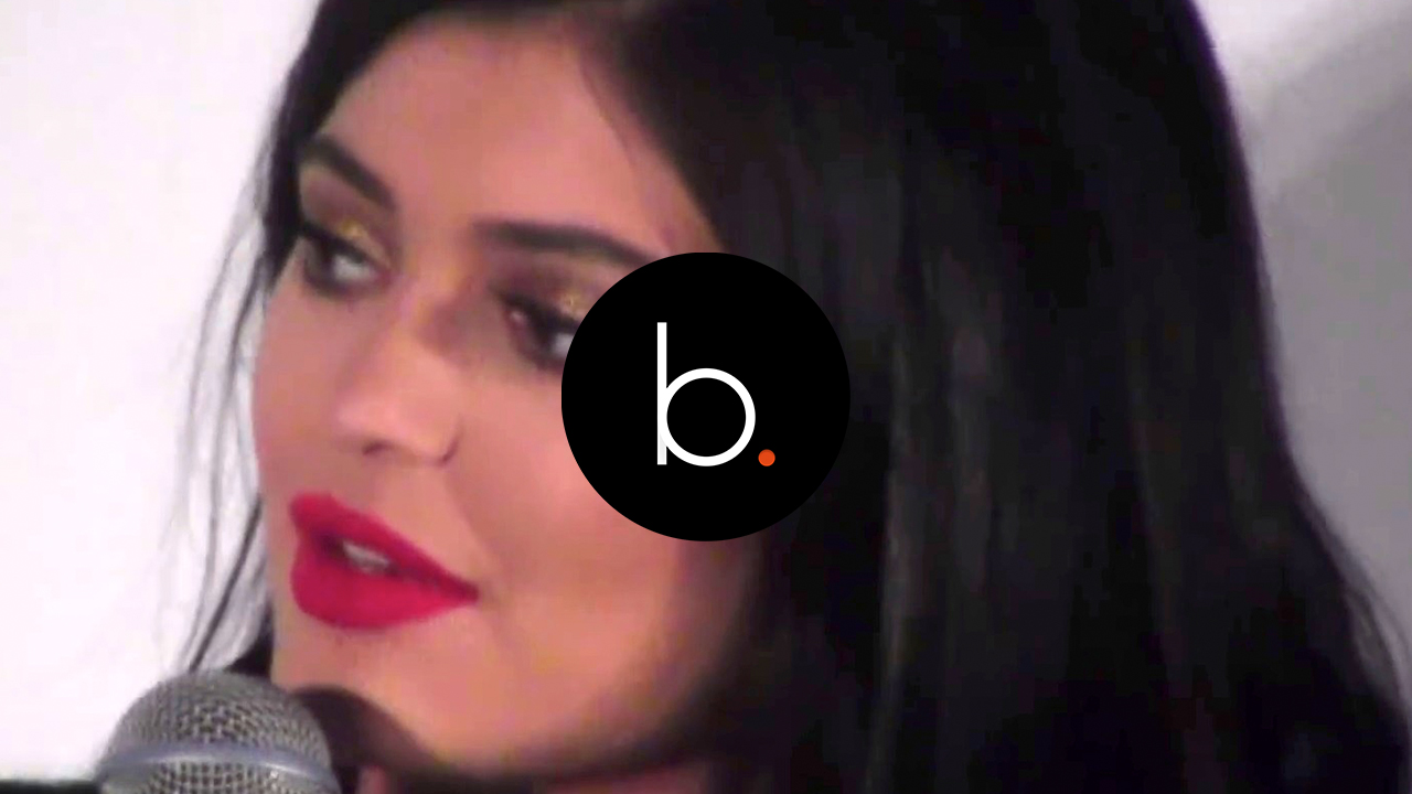 Kylie Jenner presents Stormi Webster