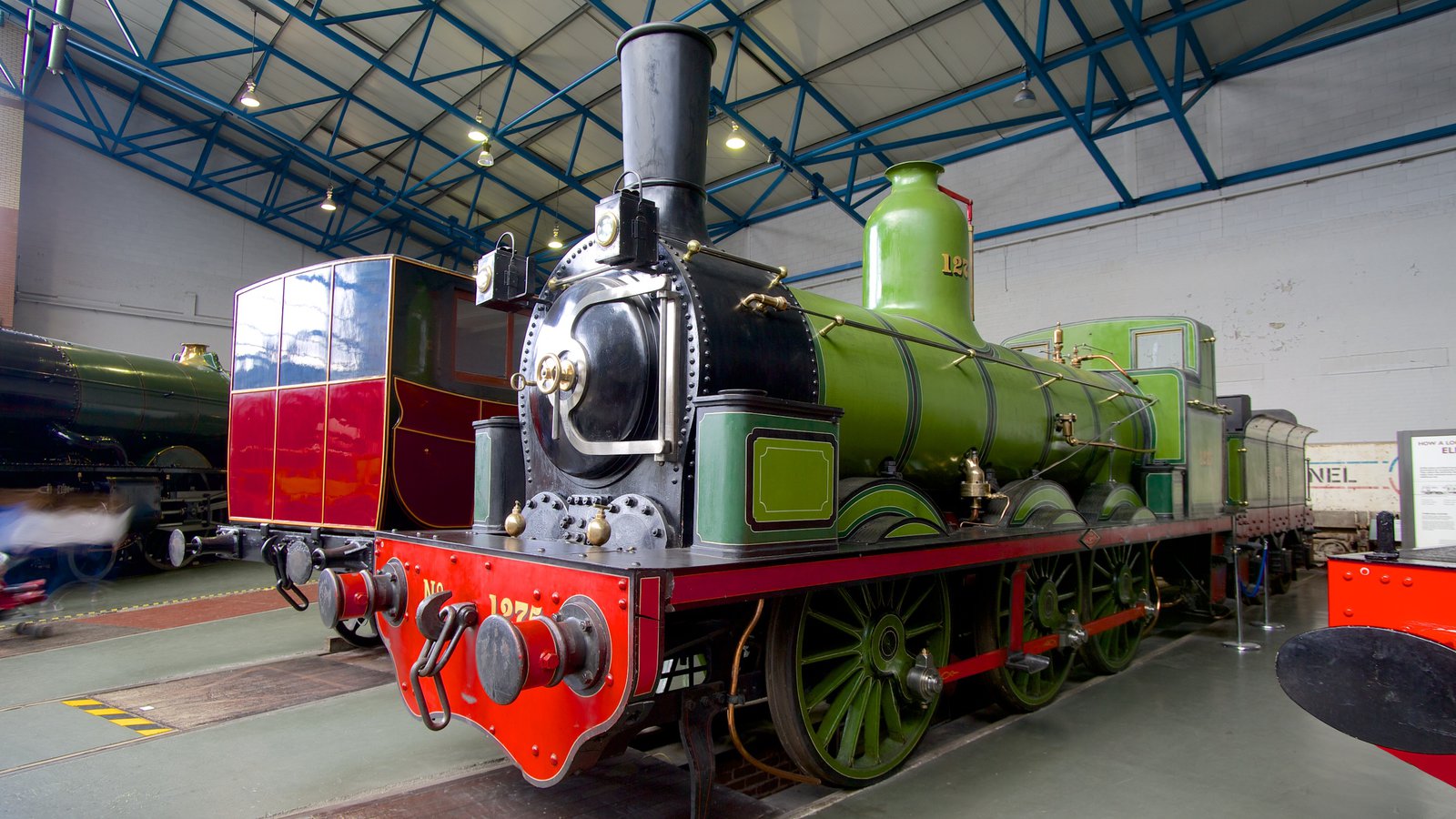 El Museo Nacional de Ferrocarril de York en Inglaterra