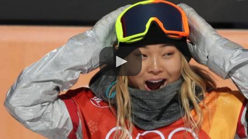 Chloe Kim es la niña dorada de los Juegos Olímpicos de Invierno.