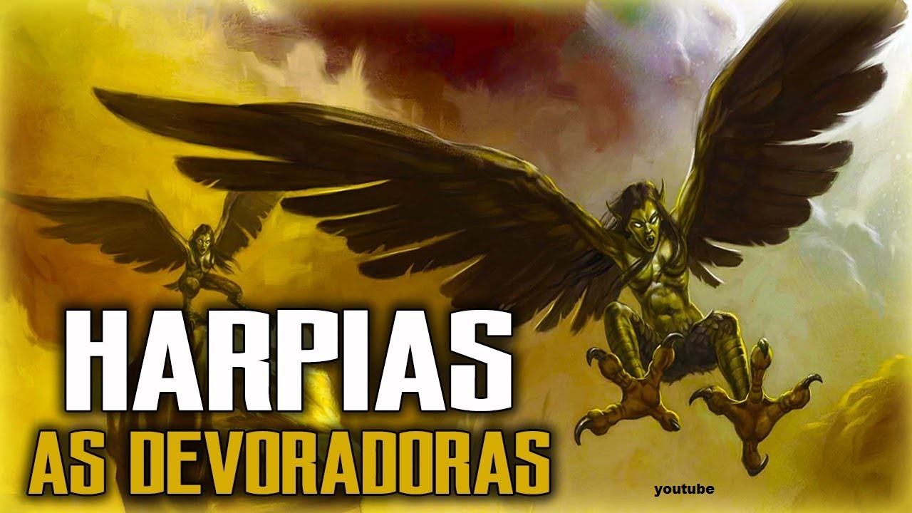 As harpias, de sentinelas do deus grego Zeus a seres malignos
