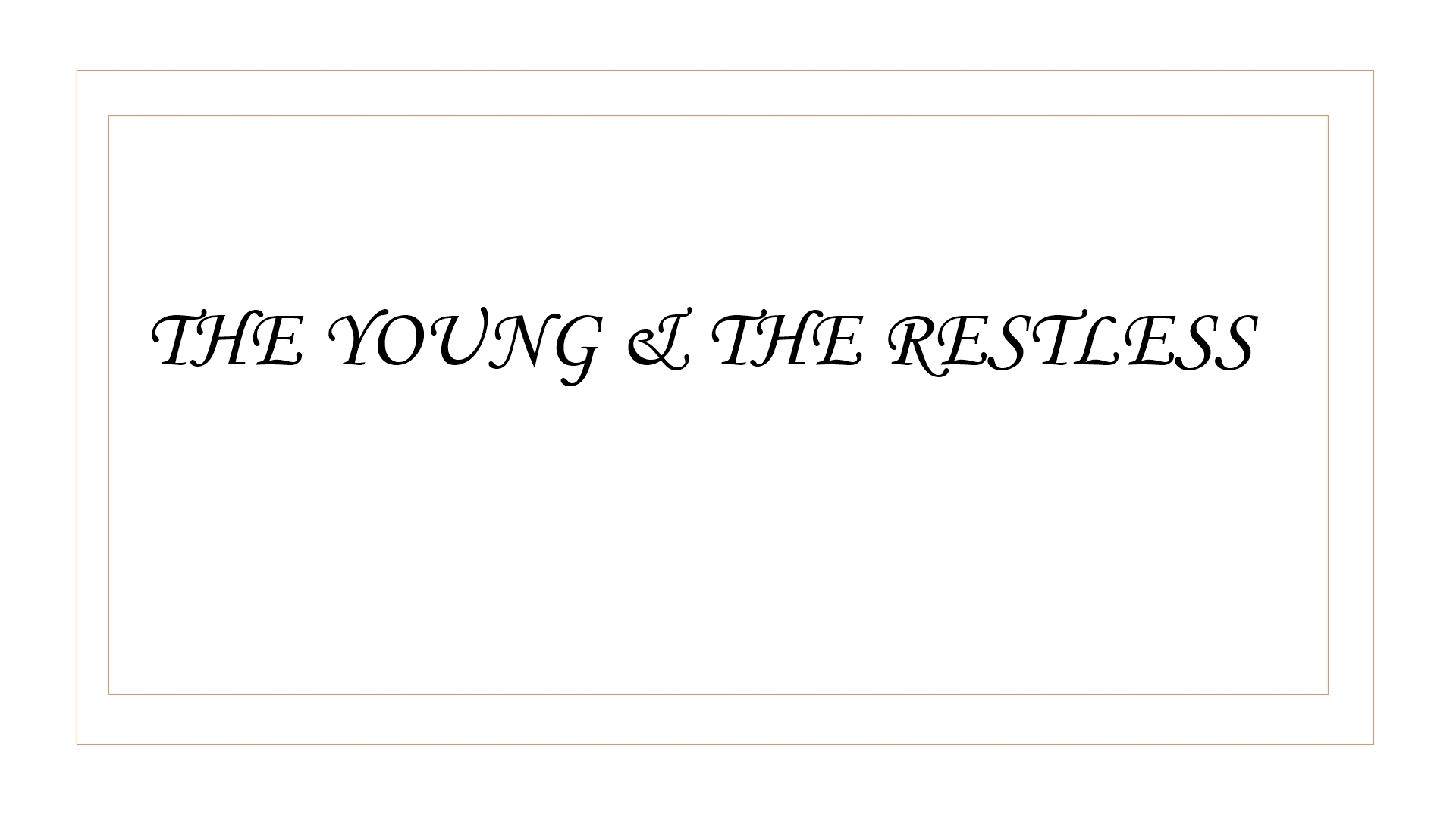 'The Young and the Restless will showcase some reckless behavior