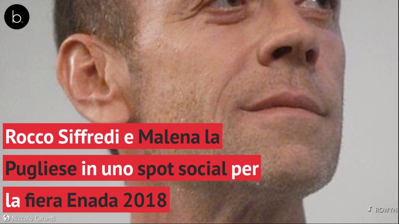 Rocco Siffredi e Malena insieme in uno spot social