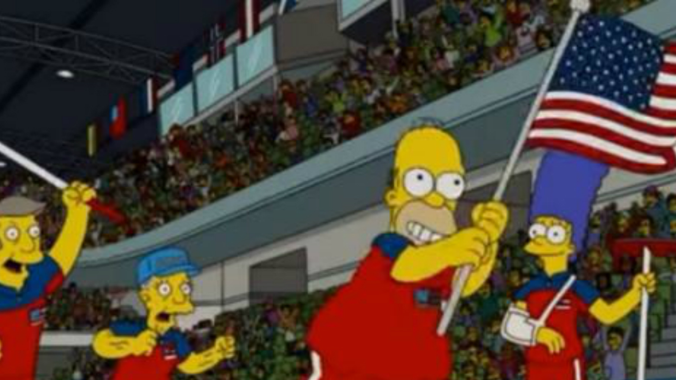 'The Simpsons' predicted the U.S. men's curling gold medal