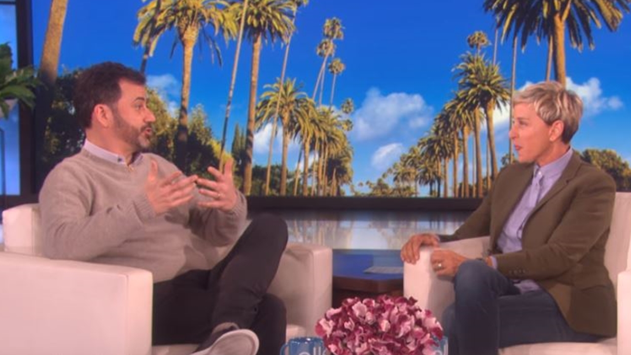 Ellen DeGeneres leave her friend Jimmy Kimmel misty-eyed with her gift