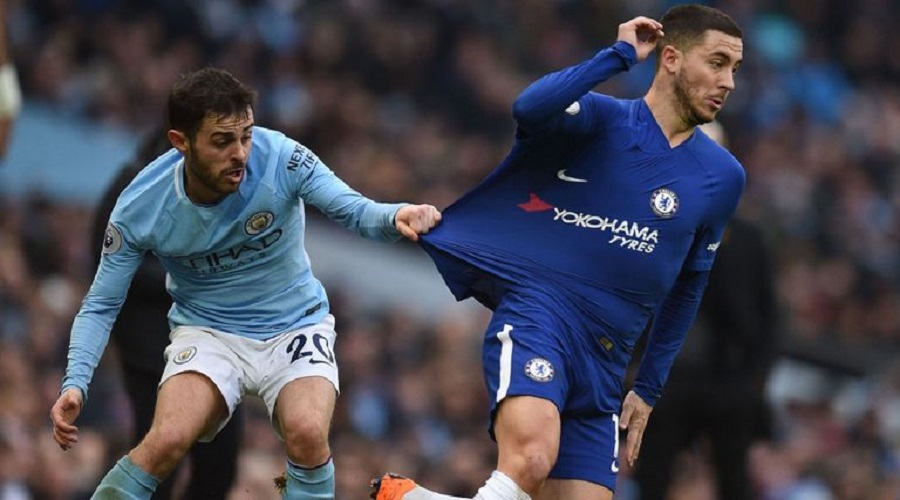 Hazard no fue suficiente como falso 9 en el Chelsea vs. Man City