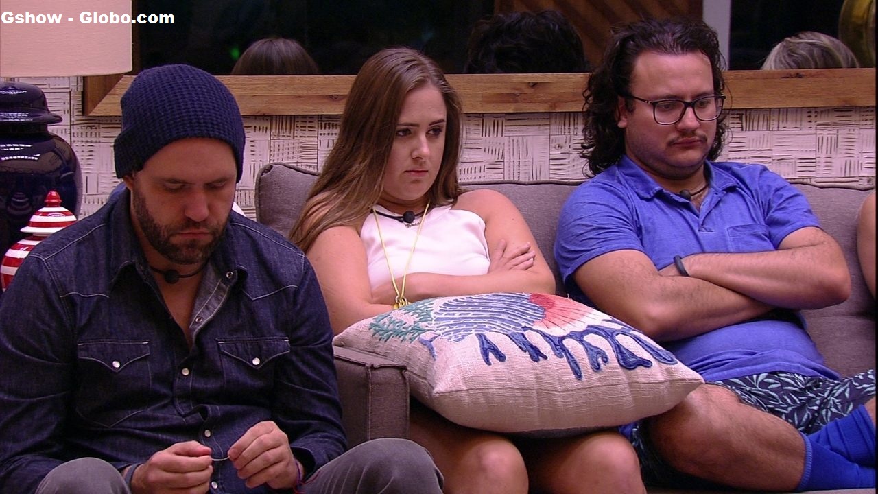 Enquete UOL 'BBB18' sugere o resultado do paredão entre Caruso, Diego e Patrícia
