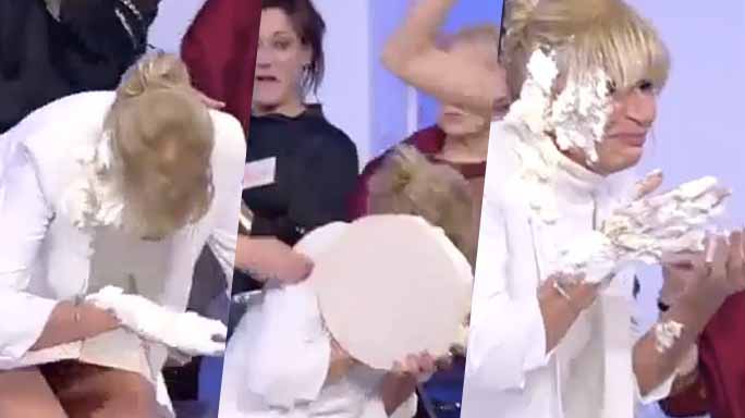 Gossip U&D, Gemma prende una torta in faccia: ecco il filmato shock