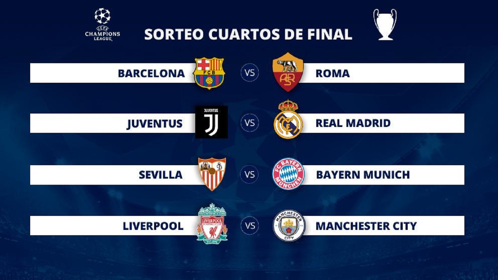 VÍDEO: La suerte tambien juega en los cuartos de la Champions!