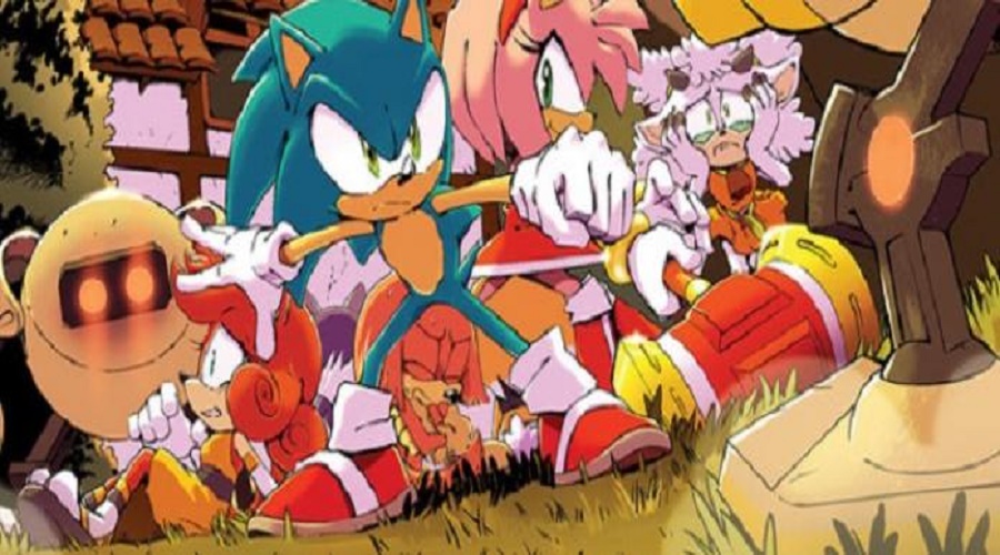 Sonic & Deathstroke Catálogo de Previews de febrero de Lead Diamond