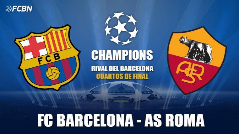 FC Barcelona se enfrenta a la Roma en los cuartos de final de la Champions