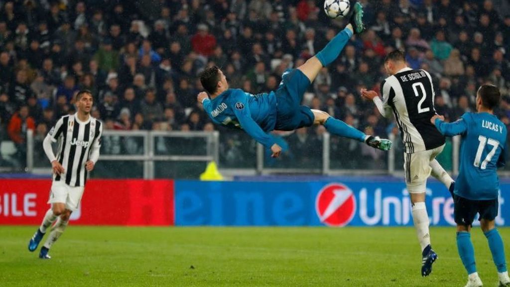 Una chilena increíble de Cr7 para el deleite de los hinchas de la Juve