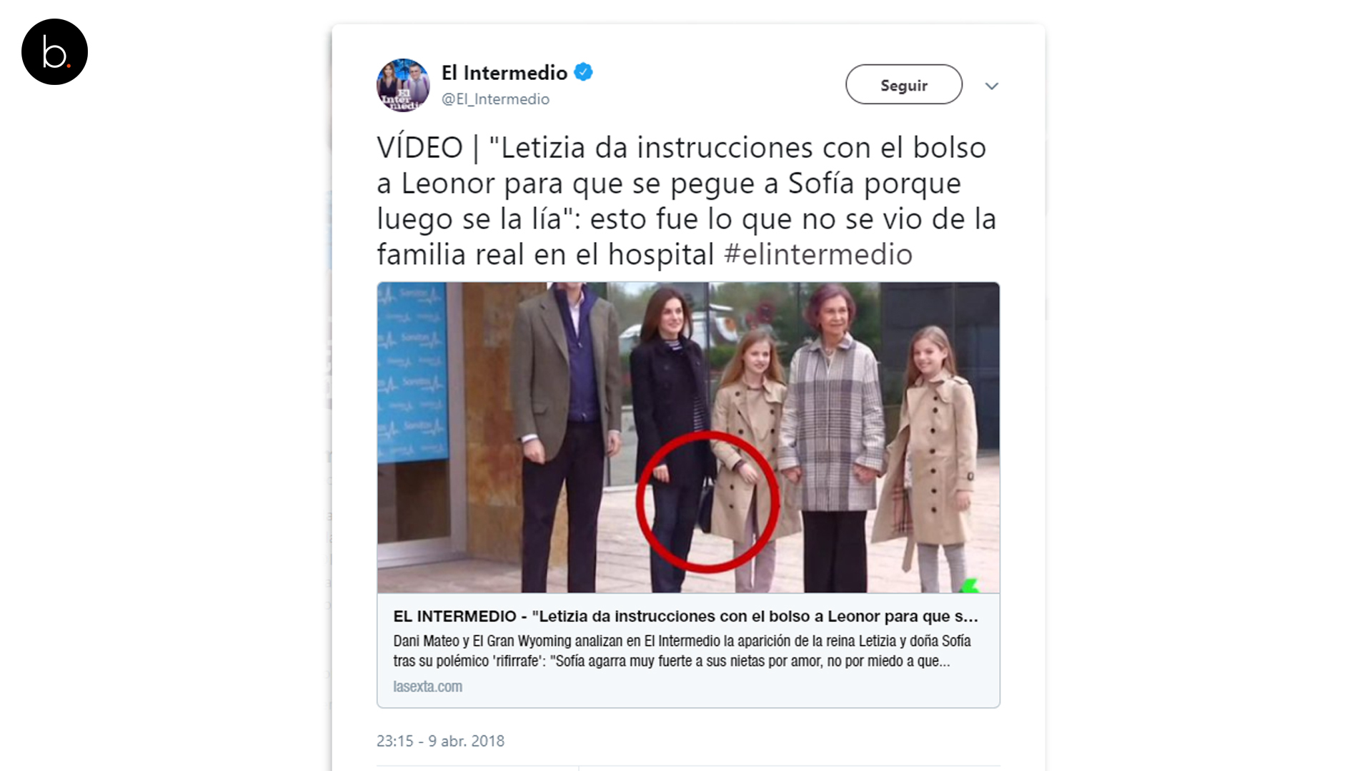 Letizia toca fondo tras el bochornoso gesto hacia Leonor en el hospita