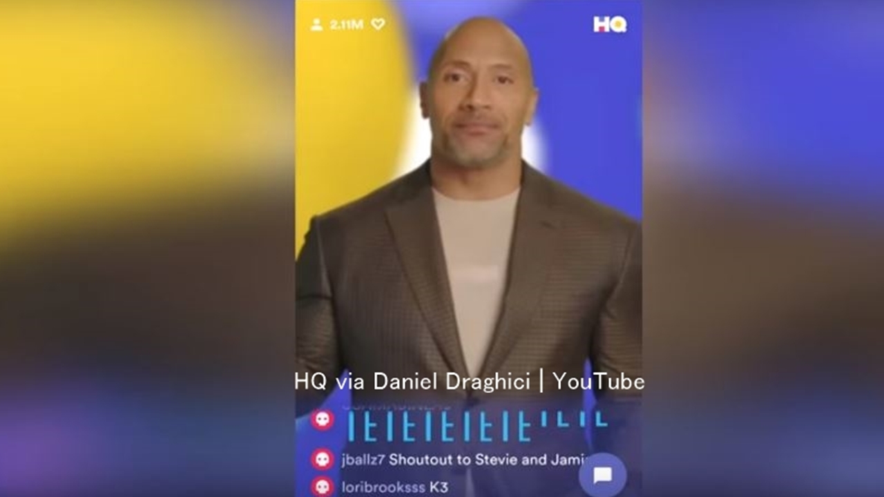 Dwayne 'The Rock' Johnson co-hosts on 'HQ' to promote 'Rampage'