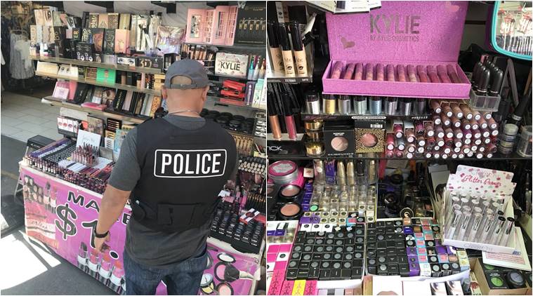 La polizia di Los Angeles ha sequestrato cosmetici contraffatti contenenti feci