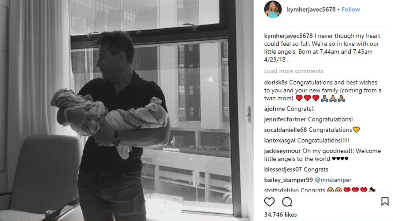 Robert Herjavec and Kym Johnson have twins